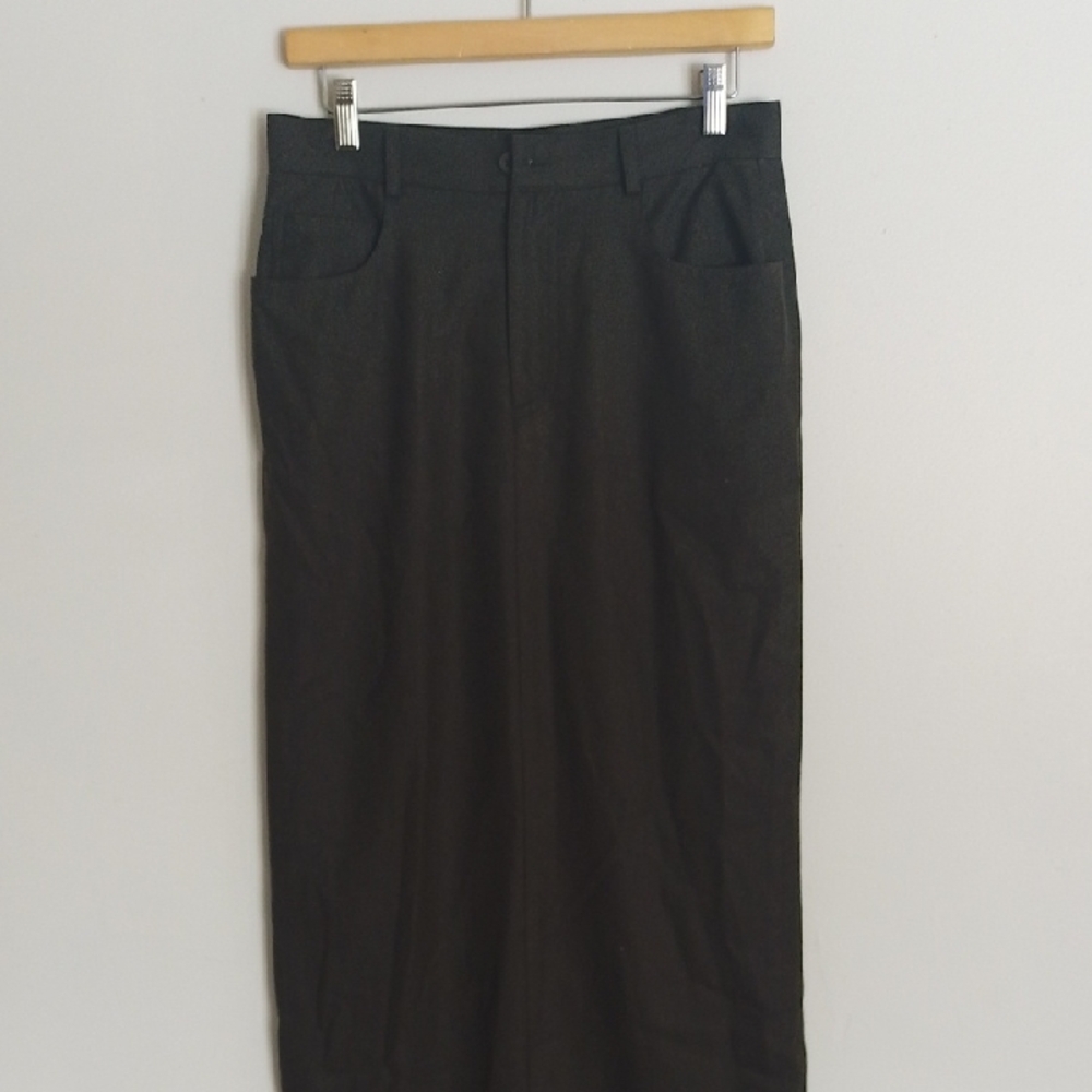 Ralph Lauren Charcoal Pencil Skirt